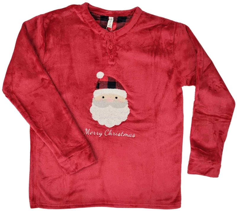 Ανδρικές Χριστουγεννιάτικες Πυτζάμες Fleece Lovelx Κόκκινο 6320