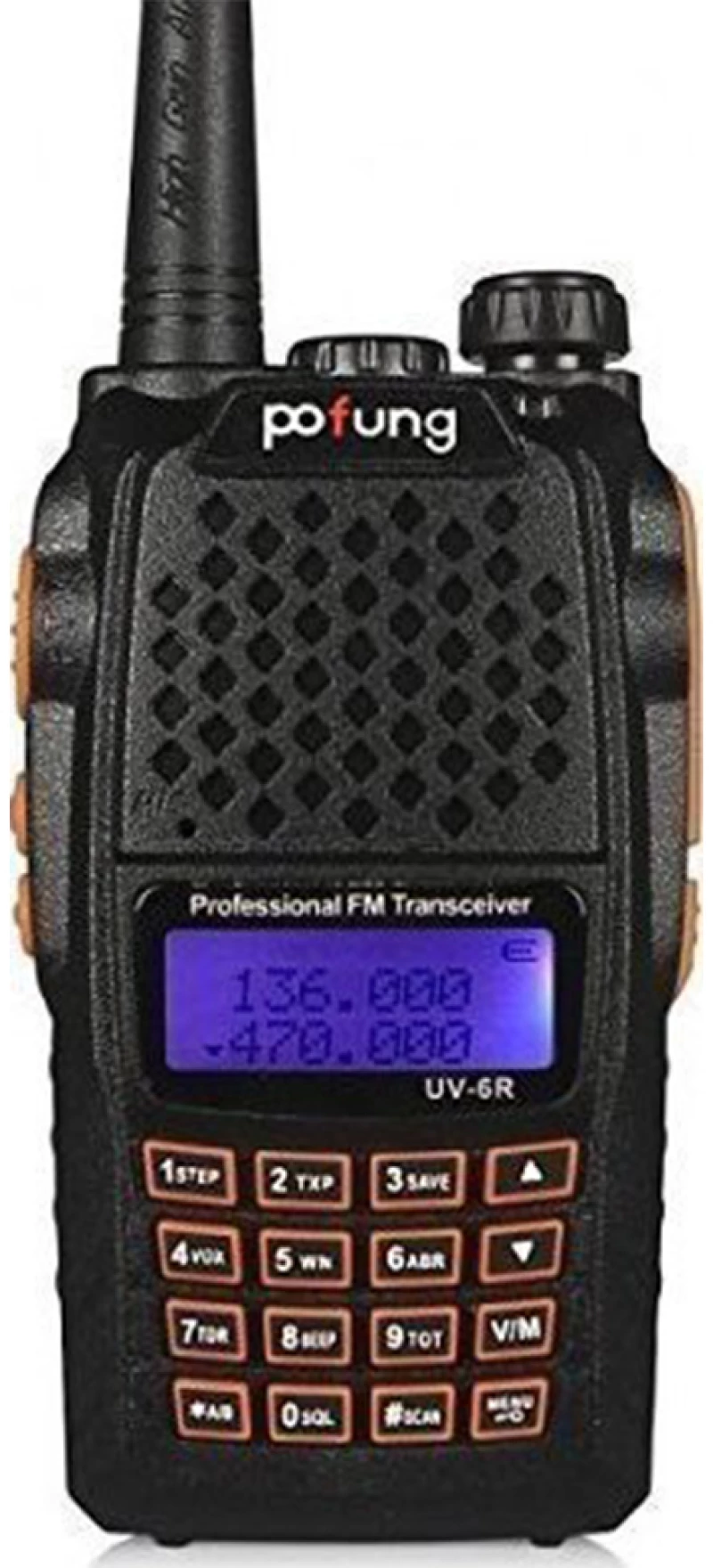 Pofung UV - 6R Portable Two-Way Radio / Φορητός Πομποδέκτης VHF/UHF