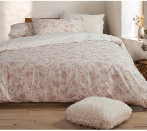 ΠΑΠΛΩΜΑΤΟΘΗΚΗ ΥΠΕΡΔΙΠΛΗ ΣΕΤ 3ΤΕΜ (CARENA L.GREY) - NEF NEF CARENA L.GREY / 100% ΒΑΜΒΑΚΙ