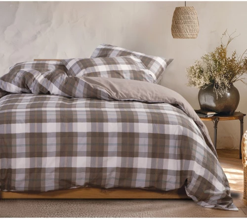 ΣΕΝΤΟΝΙΑ ΥΠΕΡΔΙΠΛΑ ΣΕΤ 4ΤΕΜ (RACKET GOLDEN BROWN) - NEF NEF RACKET GOLDEN BROWN / 100% ΒΑΜΒΑΚΙ