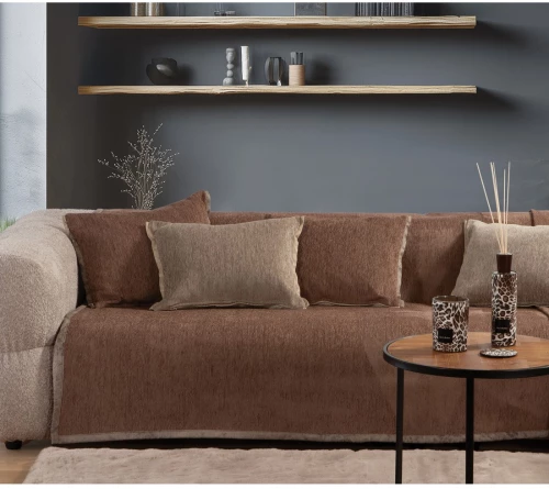 ΡΙΧΤΑΡΙ ΤΡΙΘΕΣΙΟ (NEW TANGER BROWN-ECRU) - NEF NEF NEW TANGER BROWN-ECRU / 85% ΑΚΡΥΛΙΚΟ-15% ΠΟΛΥΕΣΤΕΡ