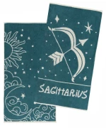 ΠΕΤΣΕΤΕΣ ΣΕΤ 2ΤΕΜ (ΠΡΟΣΩΠΟΥ) (ZODIAC-SAGITARIUS) - KENTIA ZODIAC-SAGITARIUS / 100% ΒΑΜΒΑΚΙ