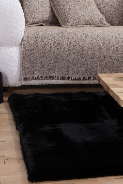 ΧΑΛΙ ESTELLE 150x200 (BLACK) - NEF NEF ESTELLE BLACK / 100% ΠΟΛΥΕΣΤΕΡ