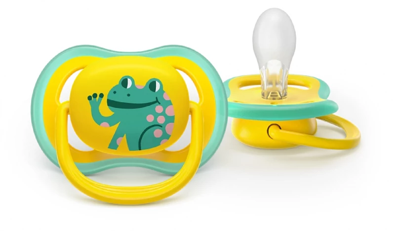 Philips Avent Πιπίλα Ultra Air, 18 μηνών+, Yellow/Blue (2 τεμάχια)