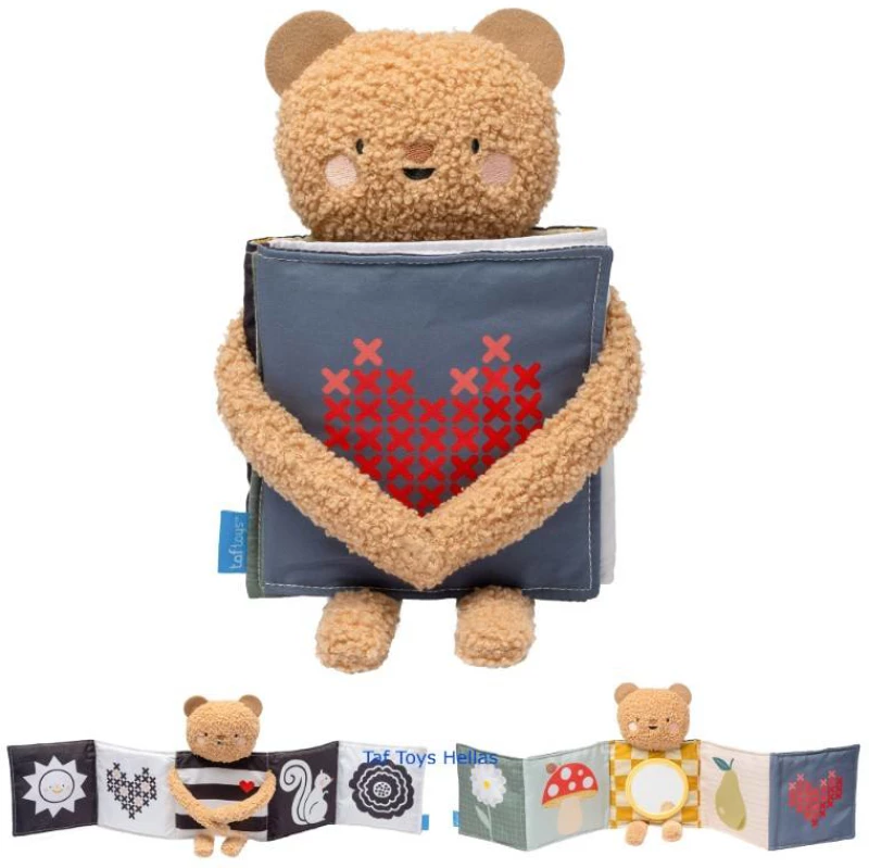 Taf Toys Υφασμάτινο Βιβλίο Δραστηριοτητήτων Snuggle Bear