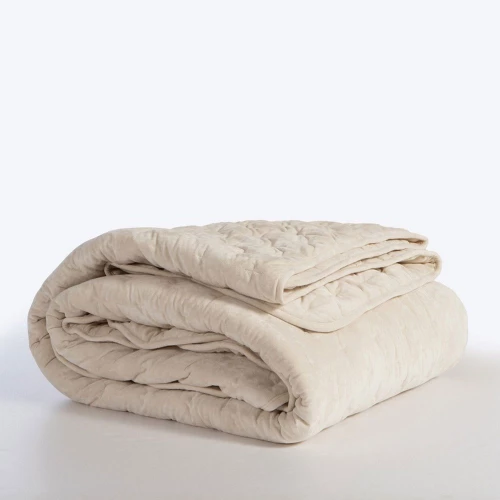 Κουβερλί Priver Ecru Nef-Nef Homeware Υπέρδιπλo 230x240cm Πολυέστερ