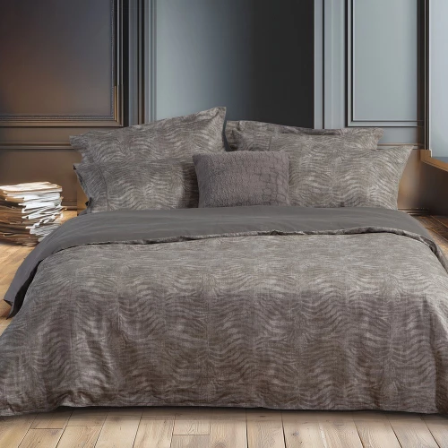 Σεντόνια Zesten (Σετ 4τμχ) Grey Nef-Nef Homeware Υπέρδιπλo 240x270cm 100% Βαμβάκι