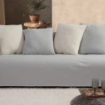 Ριχτάρι Breda Silver Nef-Nef Homeware Τριθέσιο 180x300cm Πολυέστερ