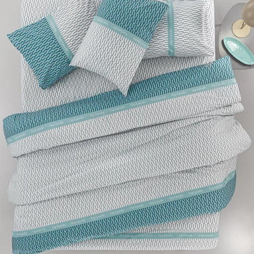 Σεντόνια Status (Σετ 4τμχ) Petrol Guy Laroche Υπέρδιπλo 240x265cm 100% Βαμβάκι