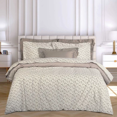 Σεντόνια 2370 (Σετ 4τμχ) Cream-Beige Greenwich Polo Club Υπέρδιπλo 240x260cm 100% Βαμβάκι