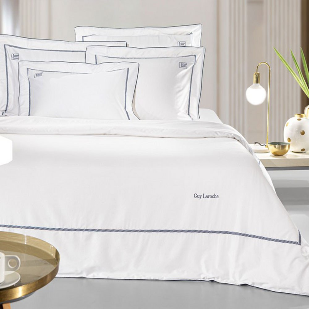 Σεντόνια Elite (Σετ 4τμχ) White-Marine Guy Laroche King Size 270x280cm 100% Βαμβάκι