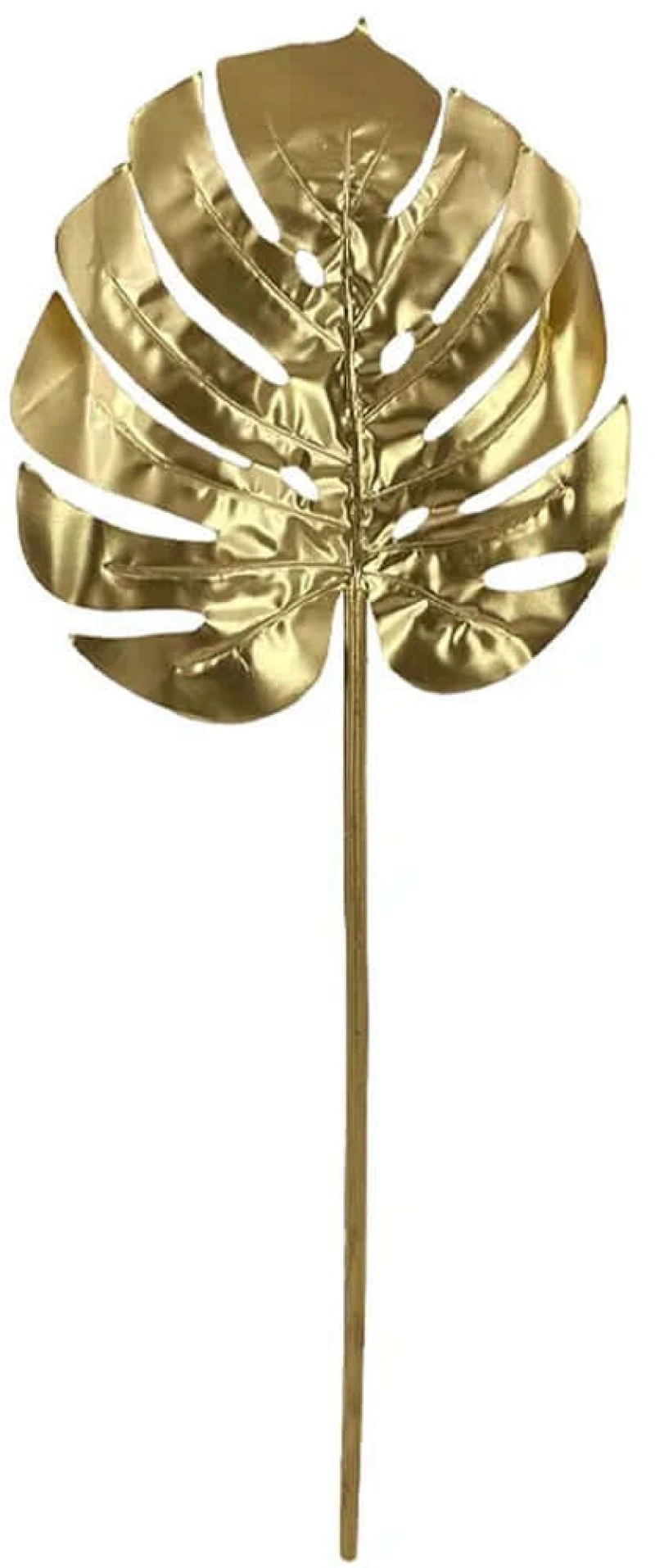 Χριστουγεννιάτικο Κλαδί Μονστέρα 99-10158 84cm Gold Marhome