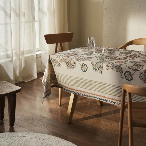 Τραπεζομάντηλο Muriel 236 Multi Gofis Home 135Χ135 Βαμβάκι-Λινό