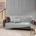 Ριχτάρι Madison 13 Mint Teoran Πολυθρόνα 180x150cm Βαμβάκι-Πολυέστερ