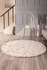 Χαλί Alley 01 Beige Teoran 120X120cm Round