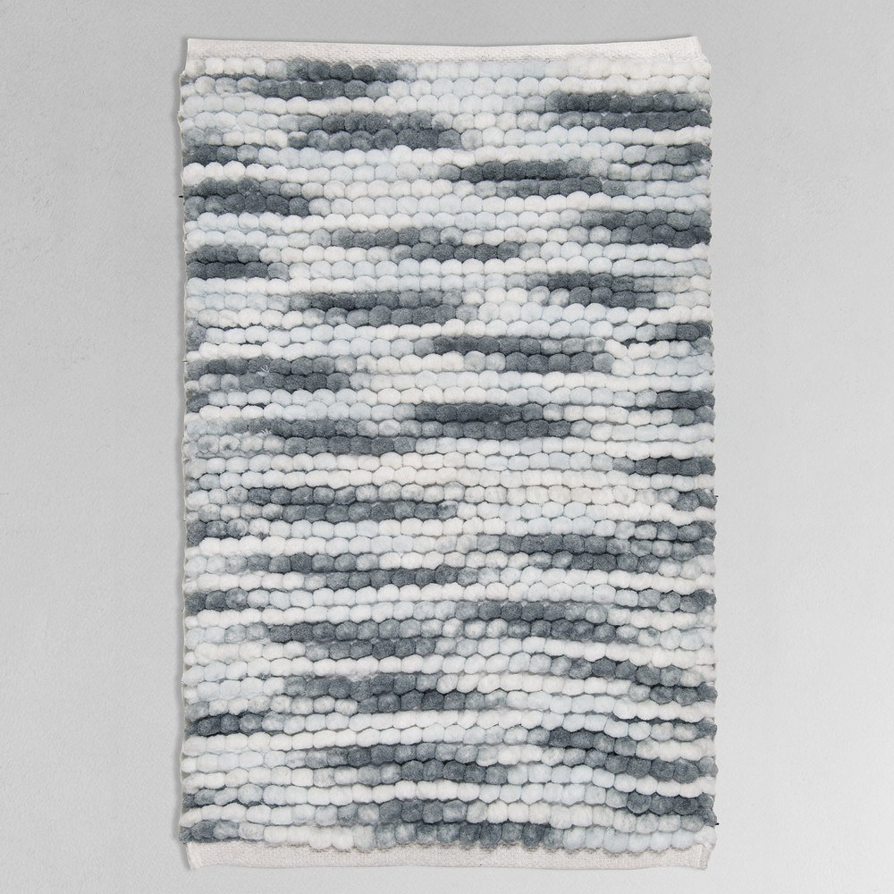 Πατάκι Μπάνιου Splash Light Blue Nima 50X80cm Βαμβάκι-Πολυέστερ