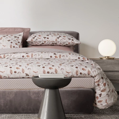 Σεντόνια Φανελένια Happy 9681 (Σετ 4τμχ) Beige-Brown Das Home Υπέρδιπλo 230x260cm 100% Βαμβακερή Φανέλα