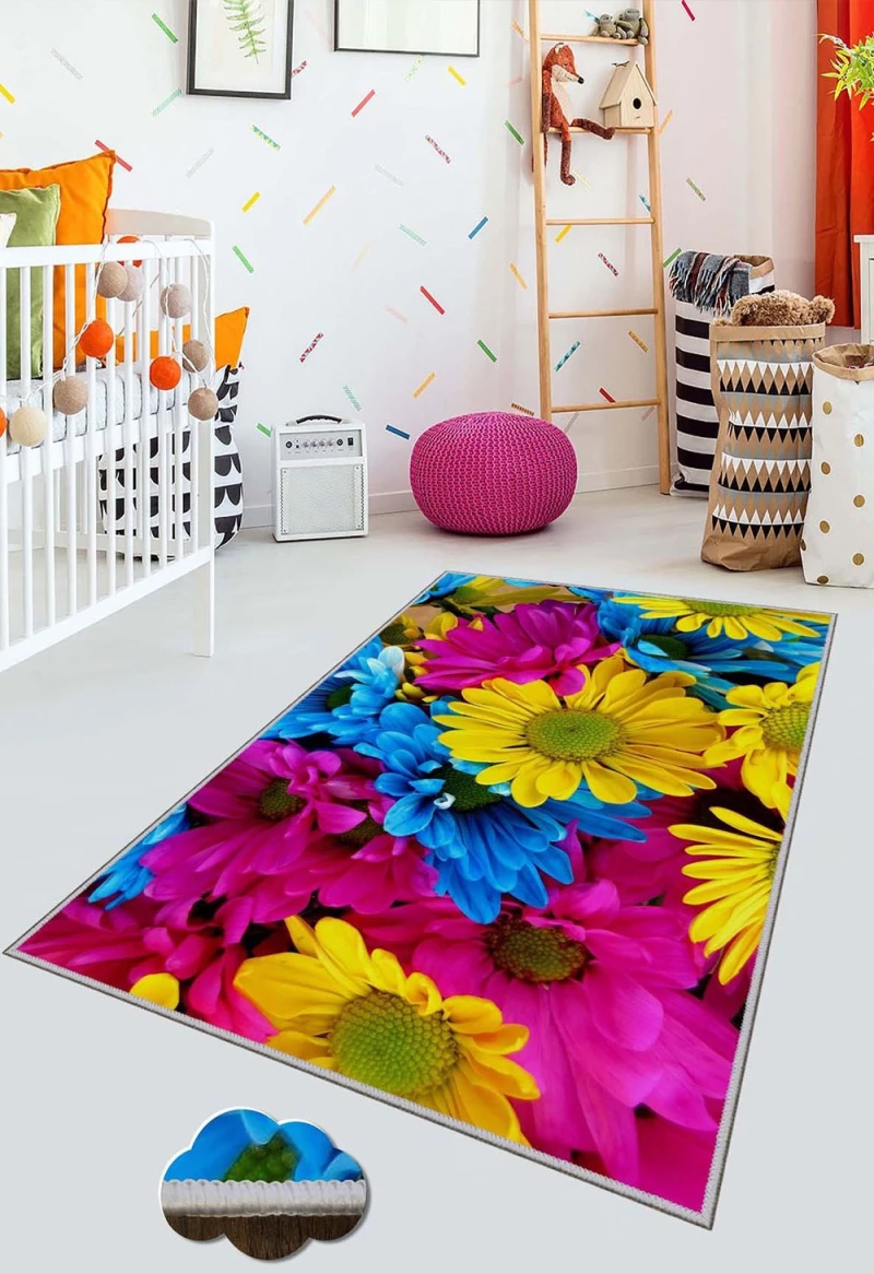 Χαλί Hmnt505 477HFT1750 Blue-Lilac-YEllow Conceptum Hypnose 100X150cm