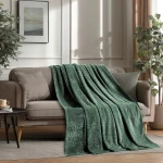 Ριχτάρι Giza Dark Aqua Melinen Διθέσιο 170x250cm Πολυέστερ