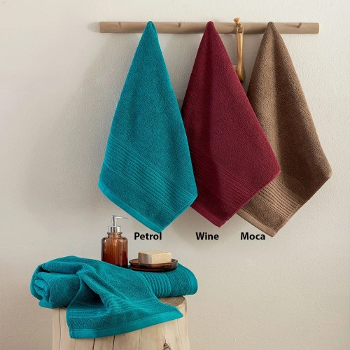 Πετσέτα Roke Wine Palamaiki Προσώπου 50x90cm 100% Βαμβάκι