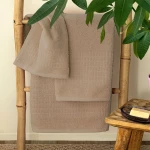 Πετσέτα Roll Beige Palamaiki Σώματος 80x160cm 100% Βαμβάκι