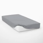 Σεντόνι Exotic Line Με Λάστιχο Grey DimCol Υπέρδιπλo 160x230cm 100% Βαμβάκι