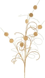 Χριστουγεννιάτικο Κλαδί Με Μπάλες 00.11.22603 85cm Gold