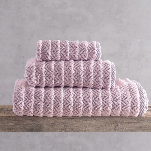 Πετσέτα Thiva Powder Ρυθμός Προσώπου 50x90cm 100% Βαμβάκι