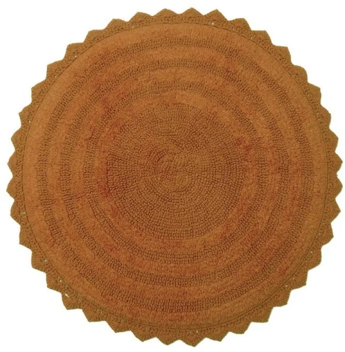 Ταπέτο Μπάνιου Λέσλι Terracotta Viopros 70 X 70 100% Βαμβάκι