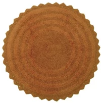 Ταπέτο Μπάνιου Λέσλι Terracotta Viopros 70 X 70 100% Βαμβάκι