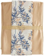 Τραπεζομάντηλο 0866 Με Runner (Σετ 2τμχ) Gold Das Home 140Χ180 Πολυέστερ