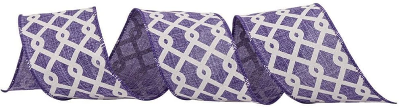 Κορδέλα Χριστουγεννιάτικου Δέντρου 155067 8,5m Purple
