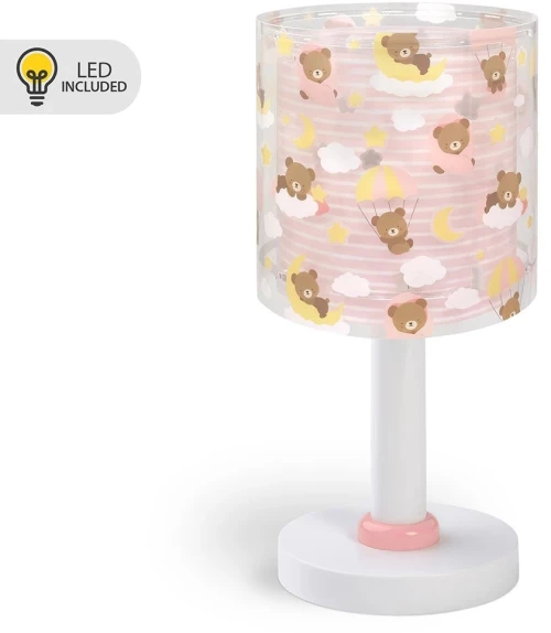 Επιτραπέζιο Φωτιστικό Παιδικό Baby Teddy 41571S G4 15x30cm Pink Ango