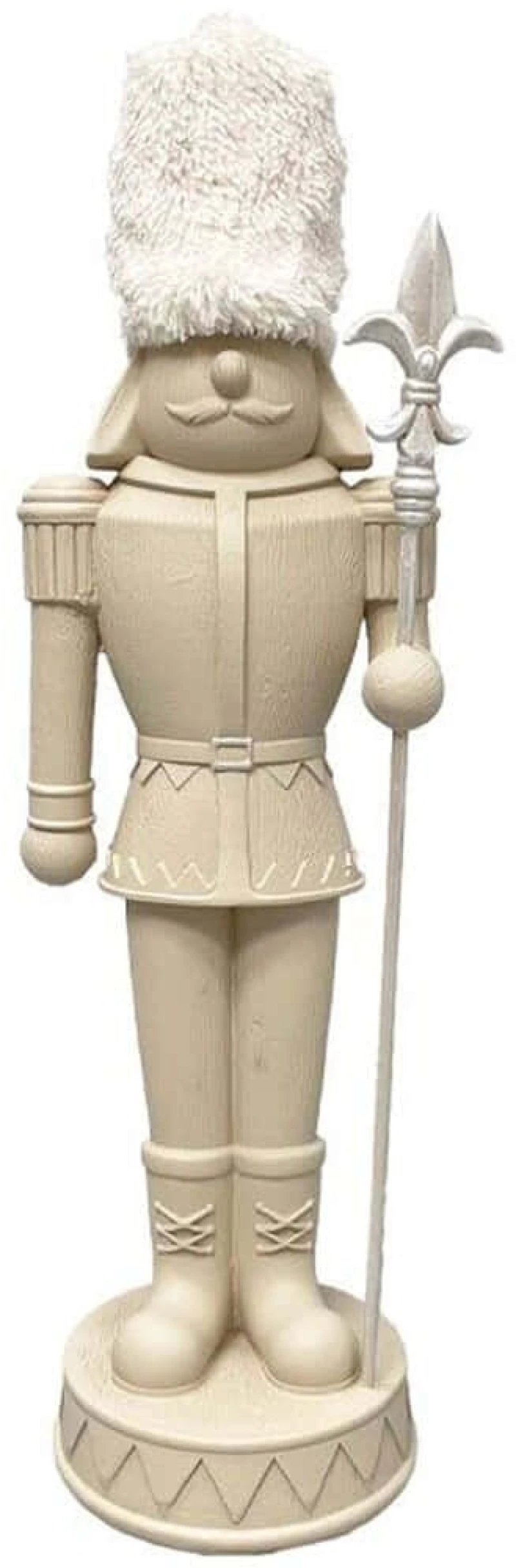 Διακοσμητικός Καρυοθραύστης Spezza 034158 12,5x11x37,6cm Beige-White