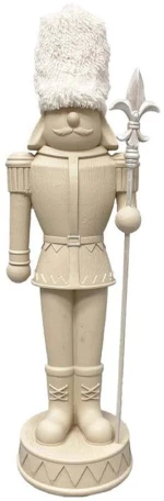 Διακοσμητικός Καρυοθραύστης Spezza 034158 12,5x11x37,6cm Beige-White