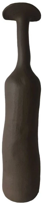 Βάζο Meld III 034516 10.5x10.5x47.5cm Dark Brown Πολυρεσίνη