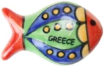Μαγνητάκι κεραμικό Ψάρι 5x3,5εκ.- Γιακάς