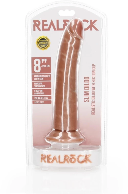 Slim 8" tan