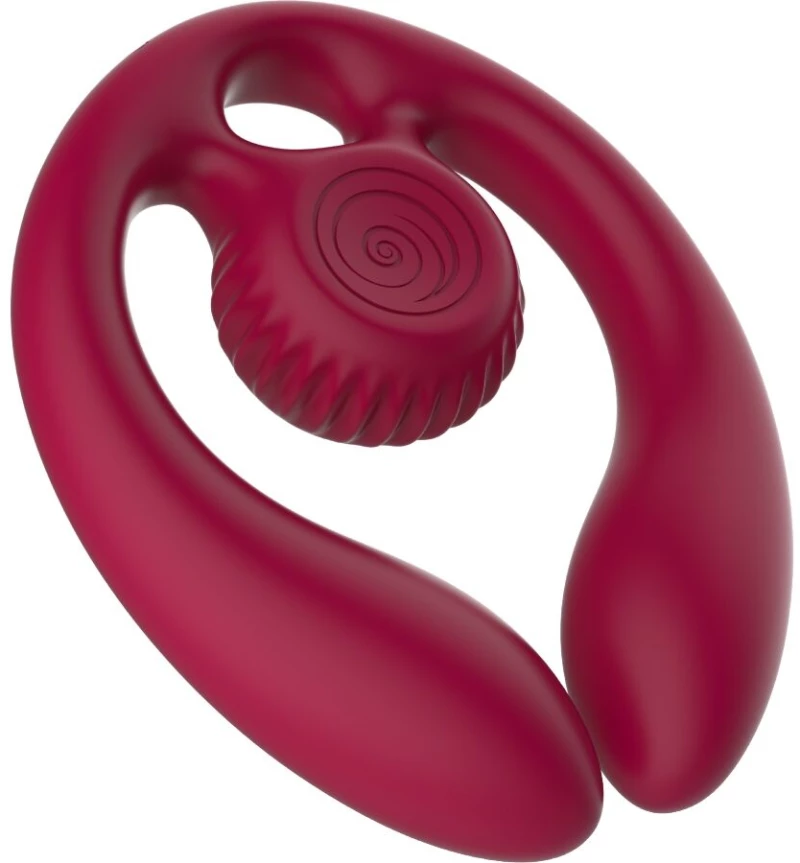 SNAIL VIBE - GIZI DUO COUPLES STIMULATOR REMOTE CONTROL BURGUNDY