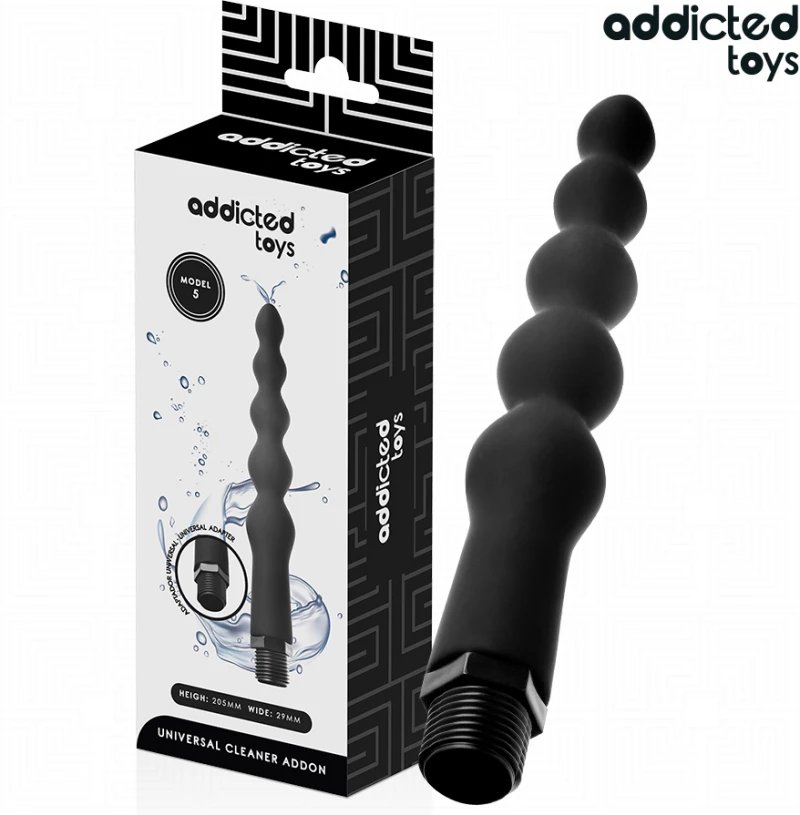 ADDICTED TOYS - ANAL CLEANER WITH UNIVERSAL ADAPTER MODEL 5