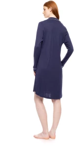 Γυναικείο Νυχτικό Pink Label - Σεμιζιέ - Yacht Blue - Regular Fit - Bamboo