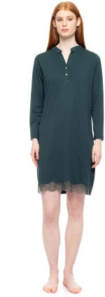 Γυναικείο Νυχτικό Pink Label - Dark Green - Πατιλέτα - Regular Fit - Cotton