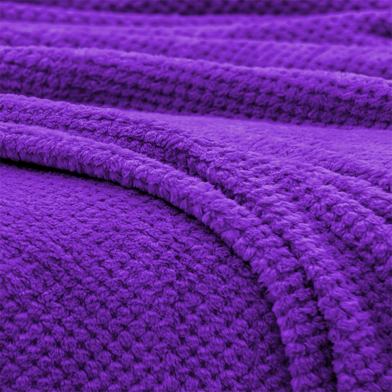 LINO Κουβέρτα Υπέρδιπλη (220x240) Fleece Napnest Μωβ