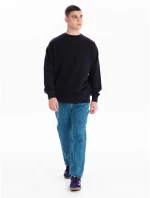 EMERSON Ανδρικό μπλέ navy φούτερ 242.EM20.301 NAVY BLUE ..