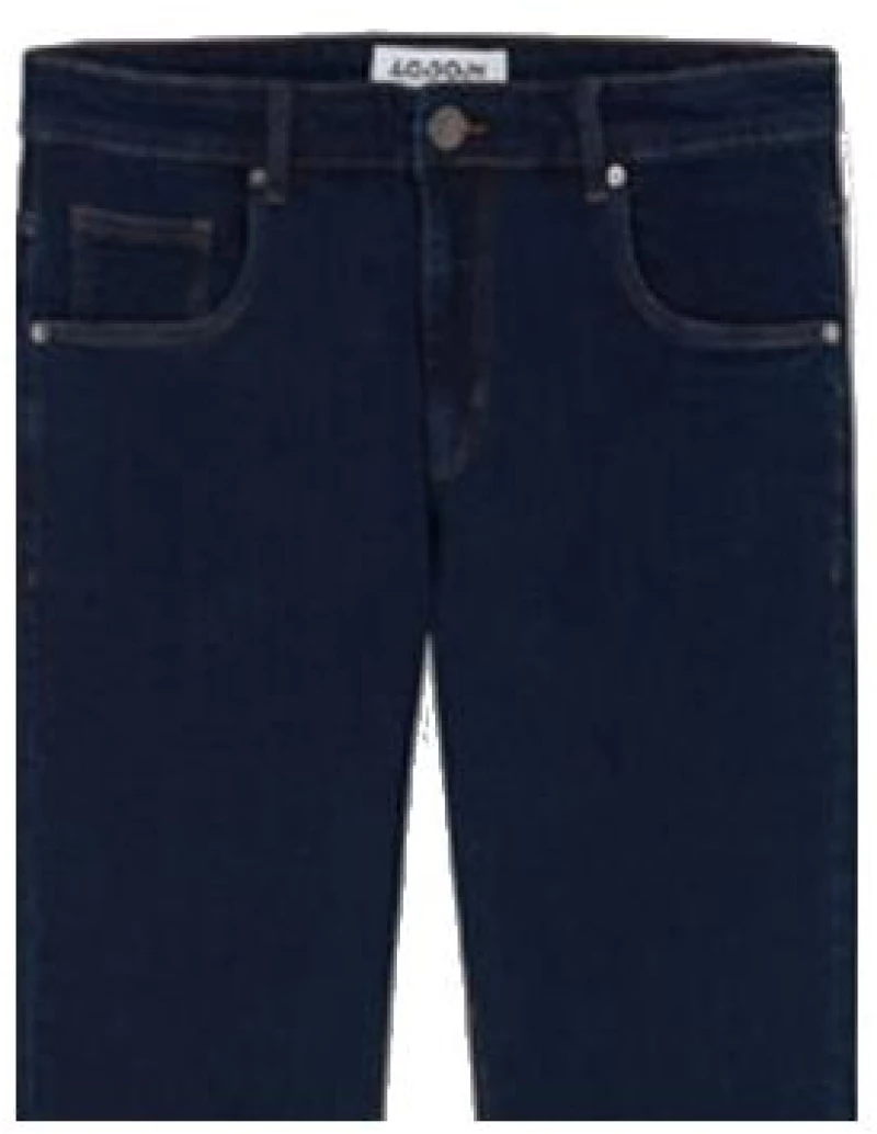 LOSAN Ανδρικό blue black τζιν παντελόνι LMNAP0401-24012 Blue