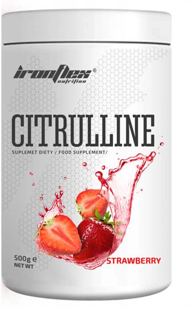 Citrulline 500g - IronFlex Nutrition - Strawberry (Φράουλα)