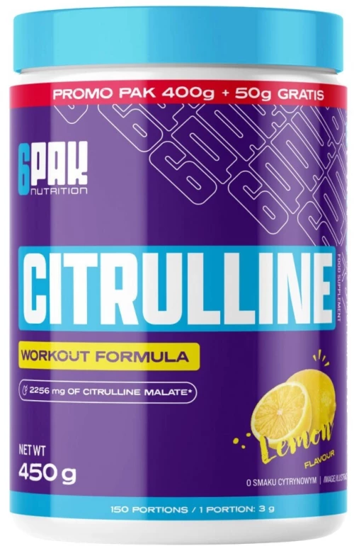 Citrulline 450g - 6PAK / Grapefruit
