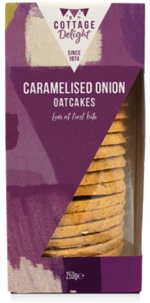 Κράκερ Βρώμης με Καραμελωμένο Κρεμμύδι Cottage Delight Caramelised Onion Oatcakes