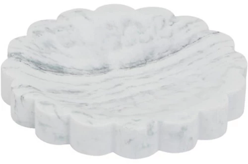 Σαπουνοθήκη μάρμαρο λευκό 12,4x1,5cm