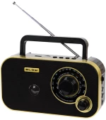 Φορητό αναλογικό ραδιόφωνο AM/FM BLOW RA12 μαύρο-χρυσό